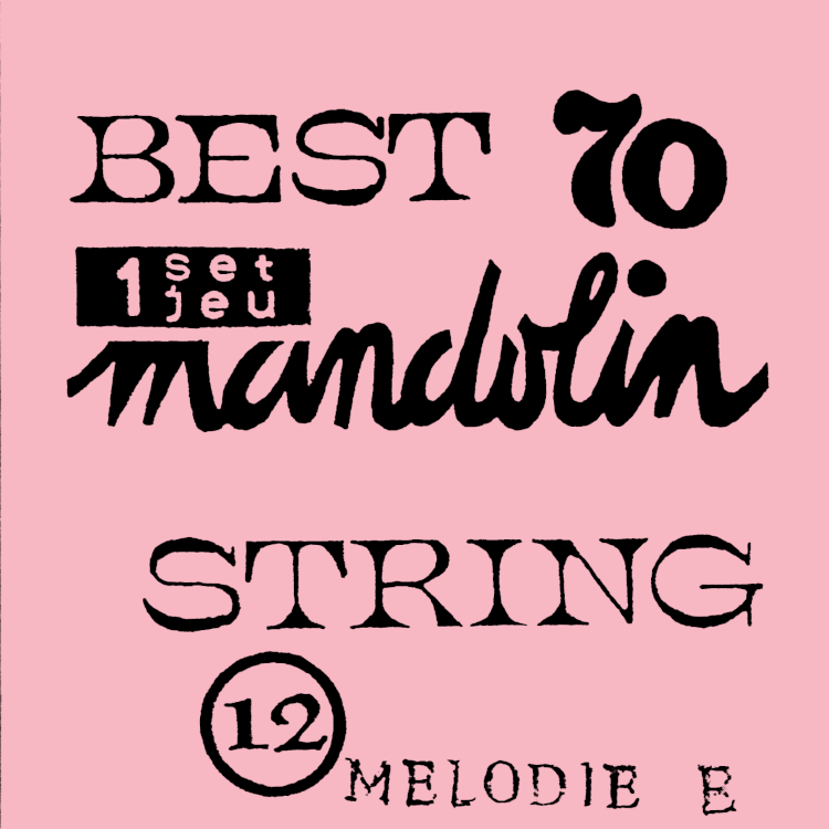 Mandolínové struny ELITE č. 70 (12-ti strunná) – RETRO edice